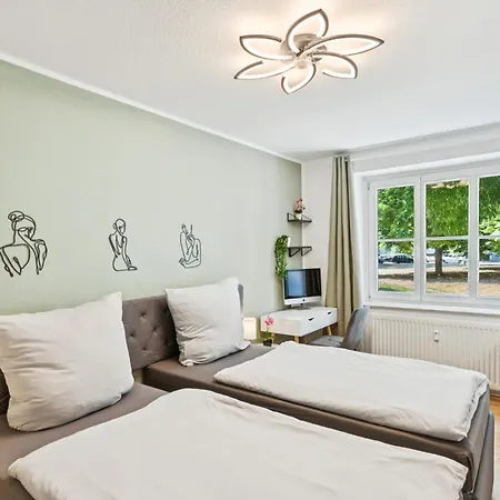Dresdenstay Naehe Elbepark 2 Schlafzimmer Kamin Ps4 Apartamento Dresde