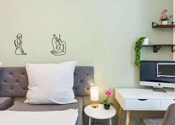 Апартаменты Dresdenstay Naehe Elbepark 2 Schlafzimmer Kamin Ps4 Дрезден