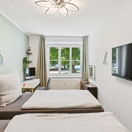 Apartament Dresdenstay Naehe Elbepark 2 Schlafzimmer Kamin Ps4